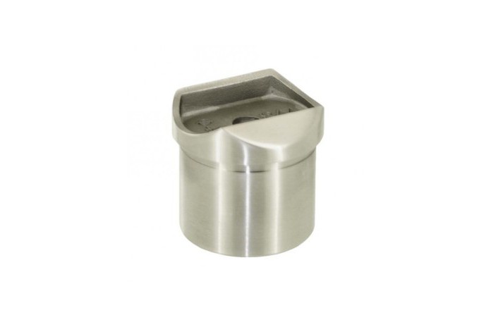 Podpora adapter Ø 42,4 mm wklejany w słupek Ø 42,4 mm szlif