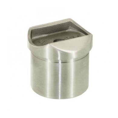 Podpora adapter Ø 42,4 mm wklejany w słupek Ø 42,4 mm szlif