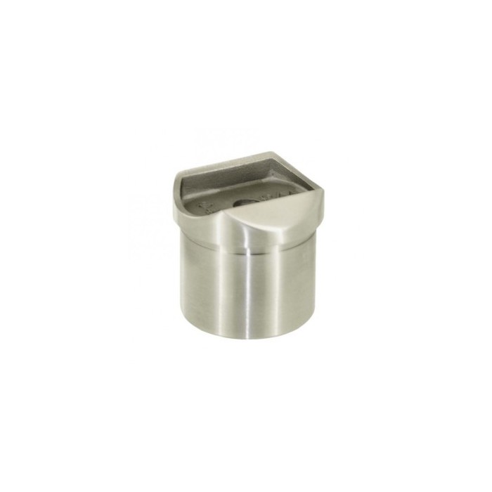 Podpora adapter Ø 42,4 mm wklejany w słupek Ø 42,4 mm szlif