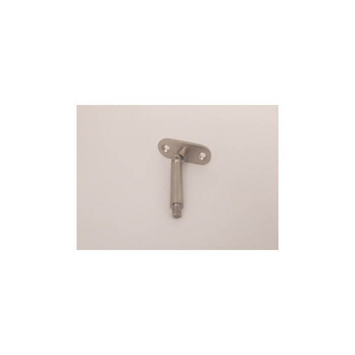 Podpora poręczy płaskiej pręt Ø 12x75 mm regulowana szlif