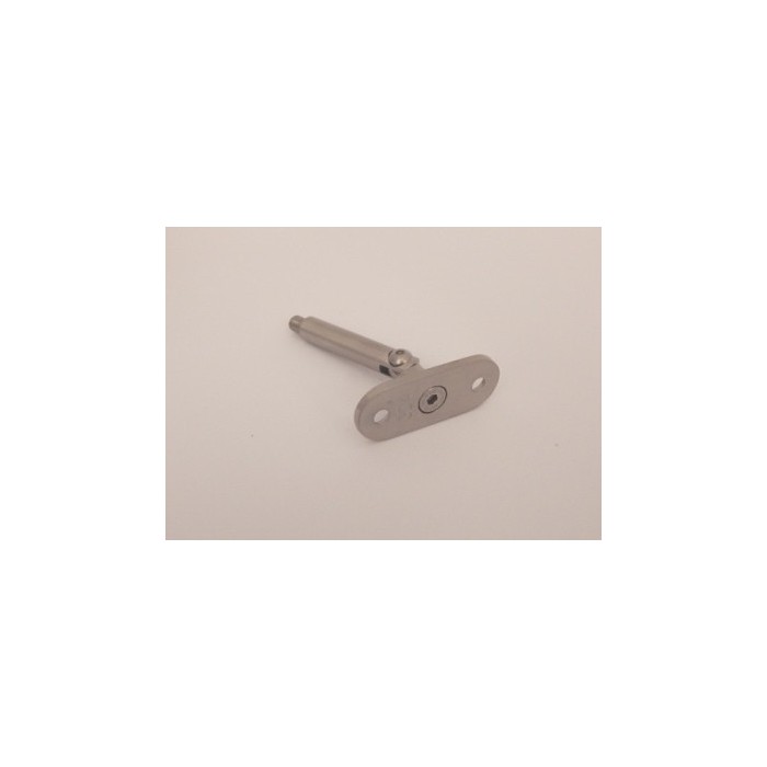 Podpora poręczy płaskiej pręt Ø 12x75 mm regulowana szlif