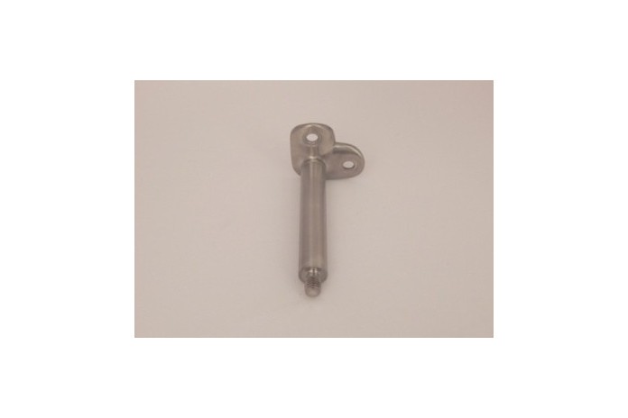Podpora poręczy Ø 42,4 mm pręt Ø 12x75 mm narożna stała szlif