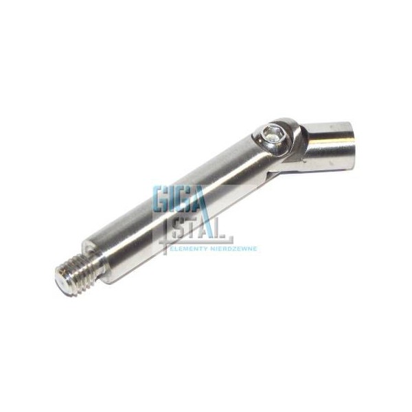 Podpora poręczy/pręt Ø 12x75 mm gwint M6/M8 regulowana poler