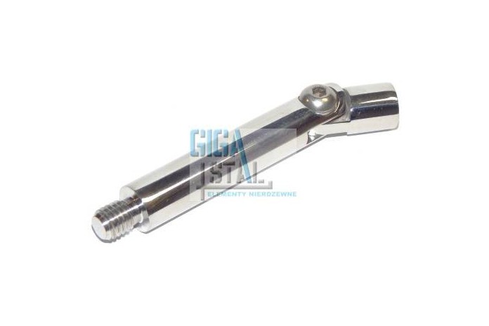 Podpora poręczy/pręt Ø 12x75 mm gwint M6/M8 regulowana poler