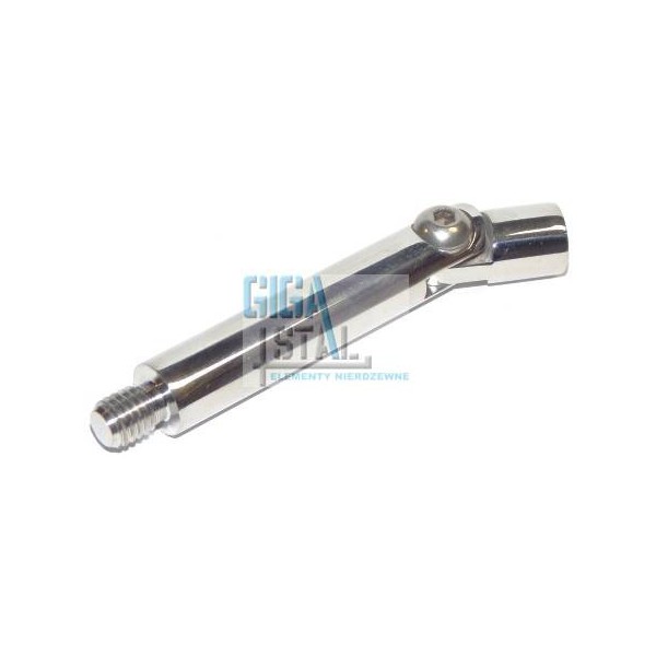 Podpora poręczy/pręt Ø 12x75 mm gwint M6/M8 regulowana szlif