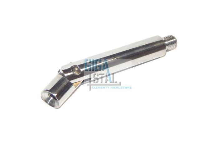 Podpora poręczy/pręt Ø 12x75 mm gwint M6/M8 regulowana poler
