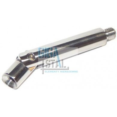 Podpora poręczy/pręt Ø 12x75 mm gwint M6/M8 regulowana poler