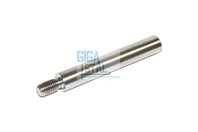 Podpora poręczy/pręt Ø 14x75 mm gwint M6/M8 stała szlif