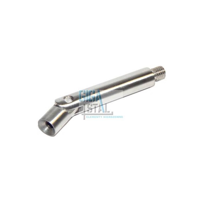 Podpora poręczy/pręt Ø 14x75mm gwint M6/M8 regulowana szlif