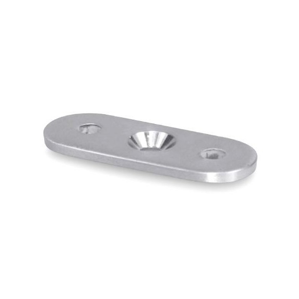Blaszka montażowa do rury Ø 33,7 mm szlif