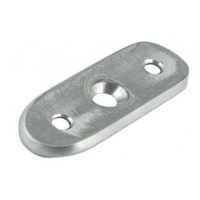 Blaszka montażowa do rury Ø 42,4 mm szlif