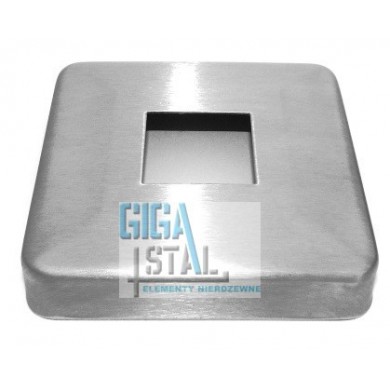 Rozeta maskująca 90x90 mm dla profilu 30x30 mm szlif