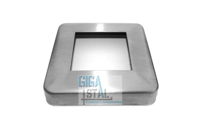 Rozeta maskująca 90x90 mm dla profilu 50x50 mm szlif