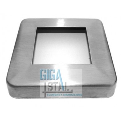 Rozeta maskująca 90x90 mm dla profilu 50x50 mm szlif