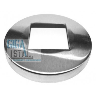 Rozeta maskująca Ø 115 mm dla profilu 50x50 mm szlif