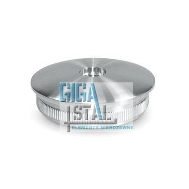 Zaślepka wypukła z gwintem M8 wbijana w rurę Ø 33,7x2 mm szlif