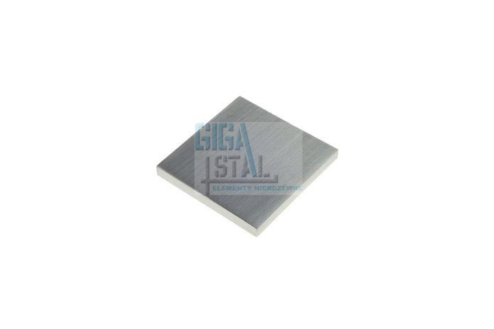 Zaślepka do spawania płaska dla profilu 40x40 mm szlif, grubość 2 mm