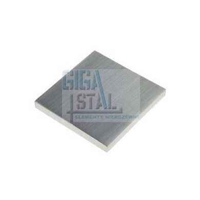 Zaślepka do spawania płaska dla profilu 40x40 mm szlif, grubość 2 mm