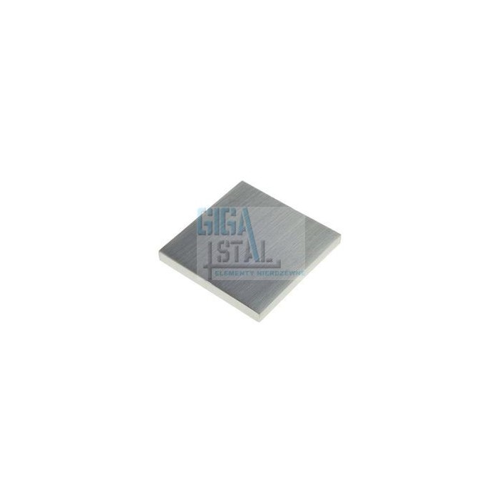 Zaślepka do spawania płaska dla profilu 40x40 mm szlif, grubość 2 mm