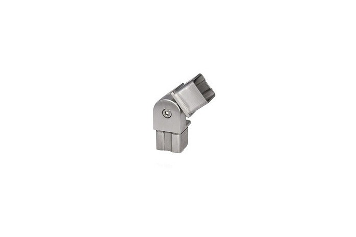 Kolano  regulowane, przegubowe wklejane w profil 40x40x2 mm szlif