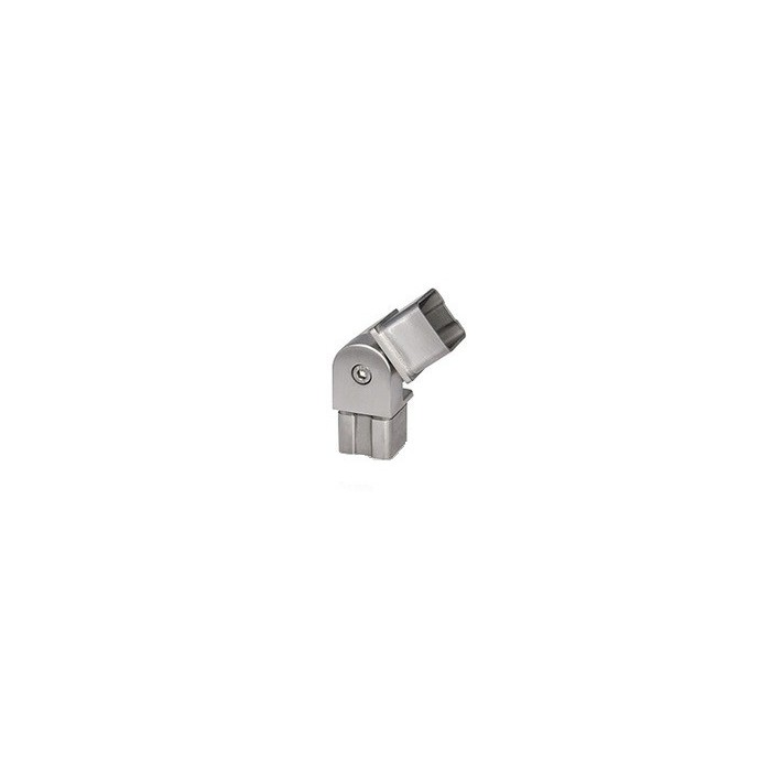 Kolano  regulowane, przegubowe wklejane w profil 40x40x2 mm szlif