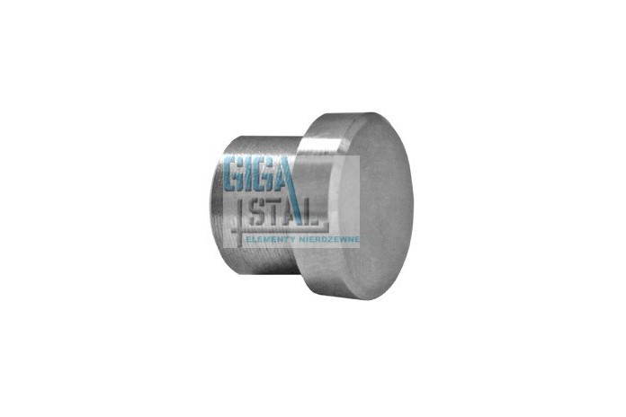 Kapsel, zaślepka walcowa wklejana w rurę Ø 12x1,5 mm szlif