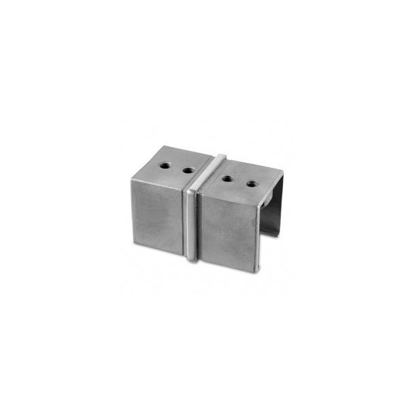 Kolano poziome 90º dla pochwytu nakładanego 40x40x1,5mm szlif