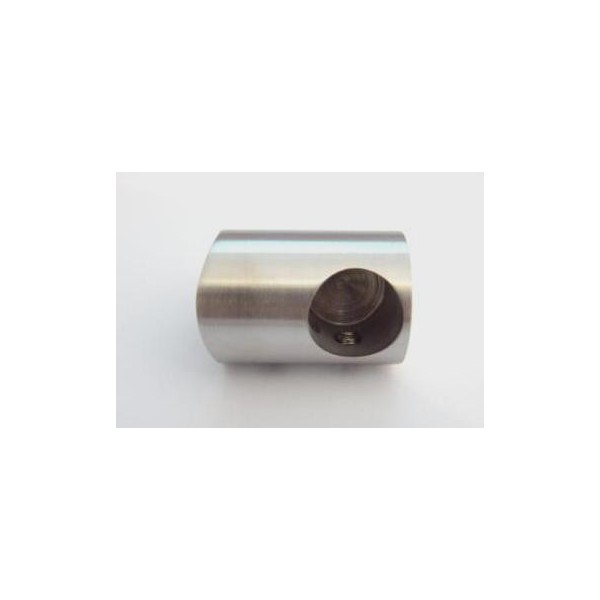 Uchwyt końcowy prawy rurki Ø 12 mm dla słupka Ø 42,4 mm 316