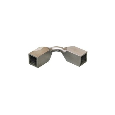 Kolano gięte wklejane na profil 10x10 mm szlif