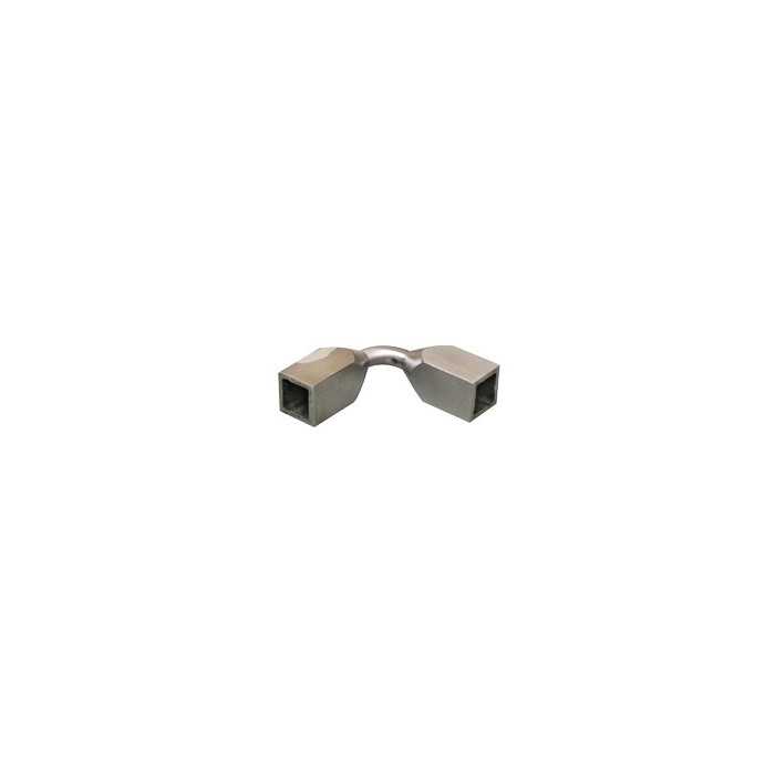 Kolano gięte wklejane na profil 10x10 mm szlif