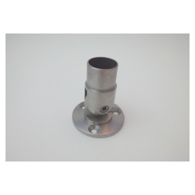Kołnierz przyścienny regulowany, mocowanie rury Ø 42,4x2 mm szlif