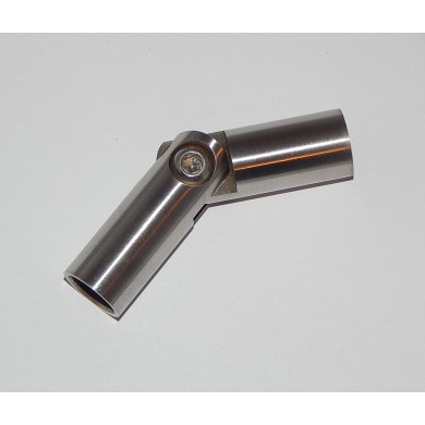 Kolano przegubowe, regulowane wklejane na rurę Ø 12 mm szlif