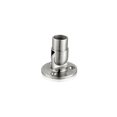 Kołnierz przyścienny regulowany, mocowanie rury Ø 42,4x2 mm szlif
