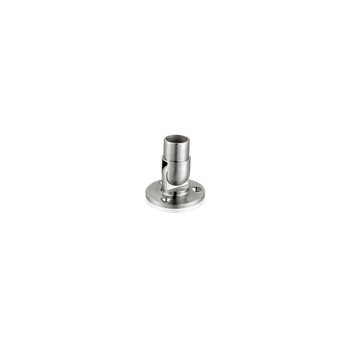 Kołnierz przyścienny regulowany, mocowanie rury Ø 42,4x2 mm szlif