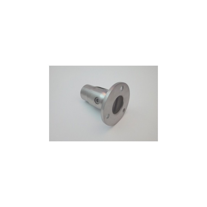 Kołnierz przyścienny regulowany, mocowanie rury Ø 42,4x2 mm szlif