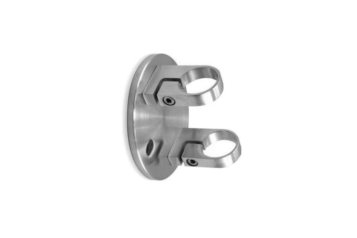 Mocowanie boczne słupka do rury Ø 42,4 mm szlif