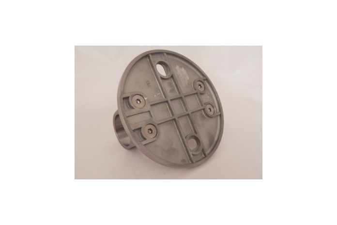Mocowanie boczne słupka do rury Ø 42,4 mm szlif