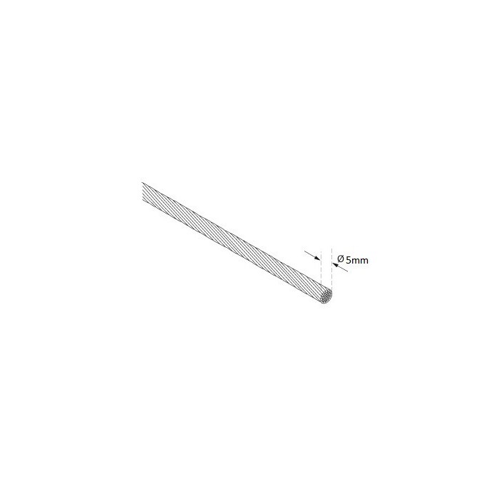 Linka nierdzewna Ø5mm (SZPULA)