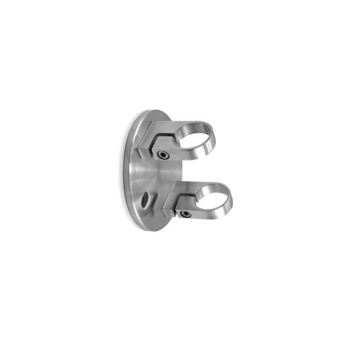 Mocowanie boczne słupka do rury Ø 48,3 mm szlif