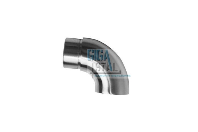 Kolano ślepe, zakończenie poręczy wklejane w rurę Ø 50,8x1,5 mm szlif