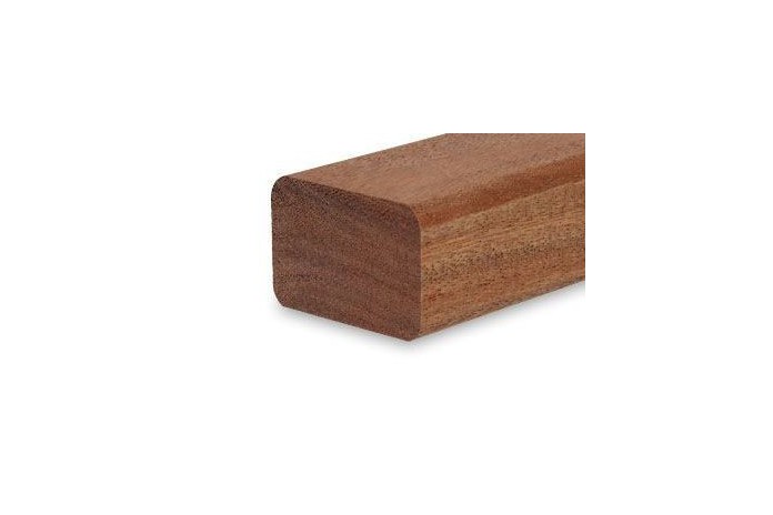 Pochwyt drewniany egzotyczny prostokątny 58x40 mm
