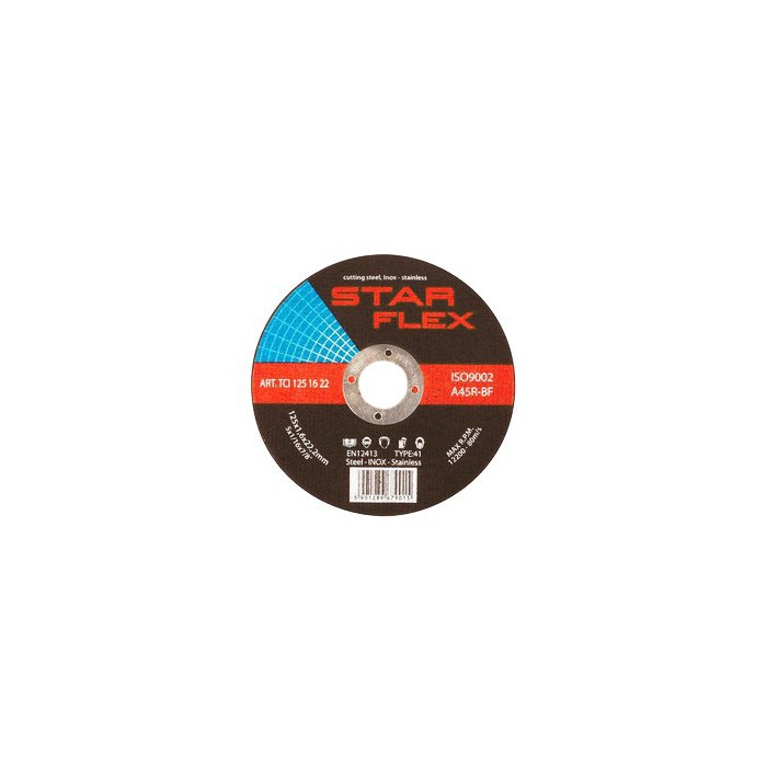 Tarcza do cięcia stali nierdzewnej 125x1x22 mm