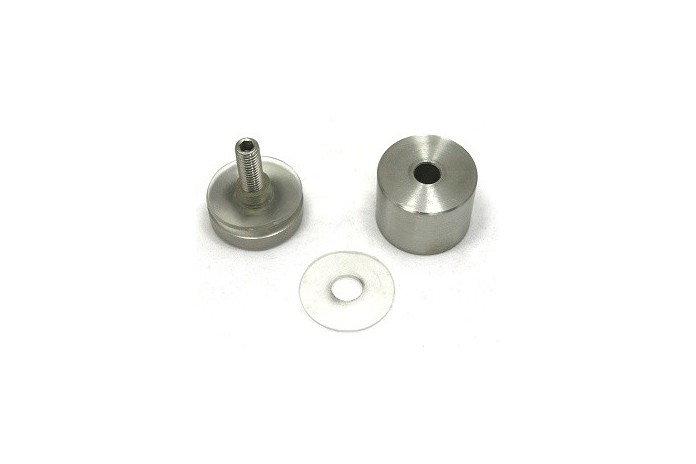 Uchwyt punktowy Ø 40 mm, dystans pełny 30 mm do pow. płaskiej