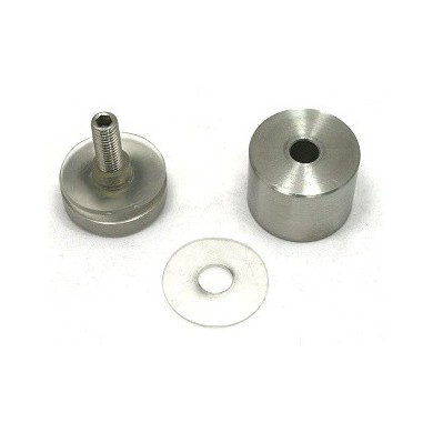Uchwyt punktowy Ø 40 mm, dystans pełny 30 mm do pow. płaskiej
