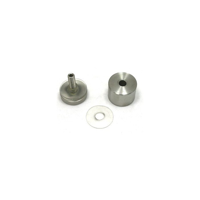 Uchwyt punktowy Ø 40 mm, dystans pełny 30 mm do pow. płaskiej