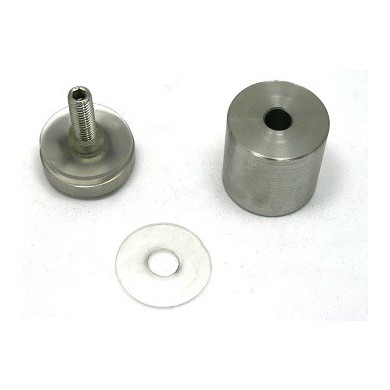 Uchwyt punktowy Ø 40 mm, dystans pełny 40 mm do pow. płaskiej