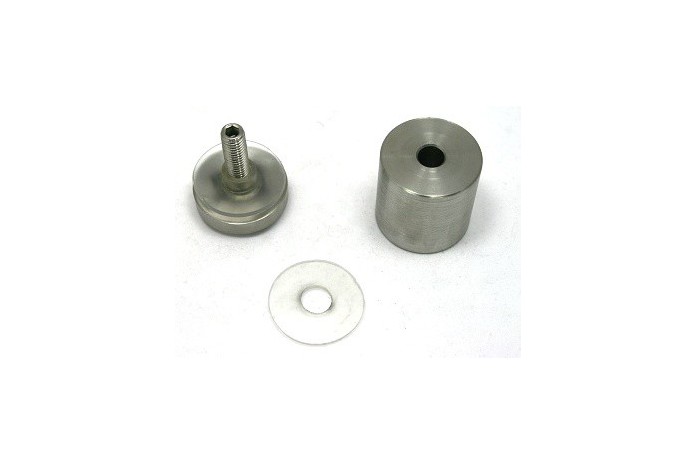Uchwyt punktowy Ø 40 mm, dystans pełny 50 mm do pow. płaskiej
