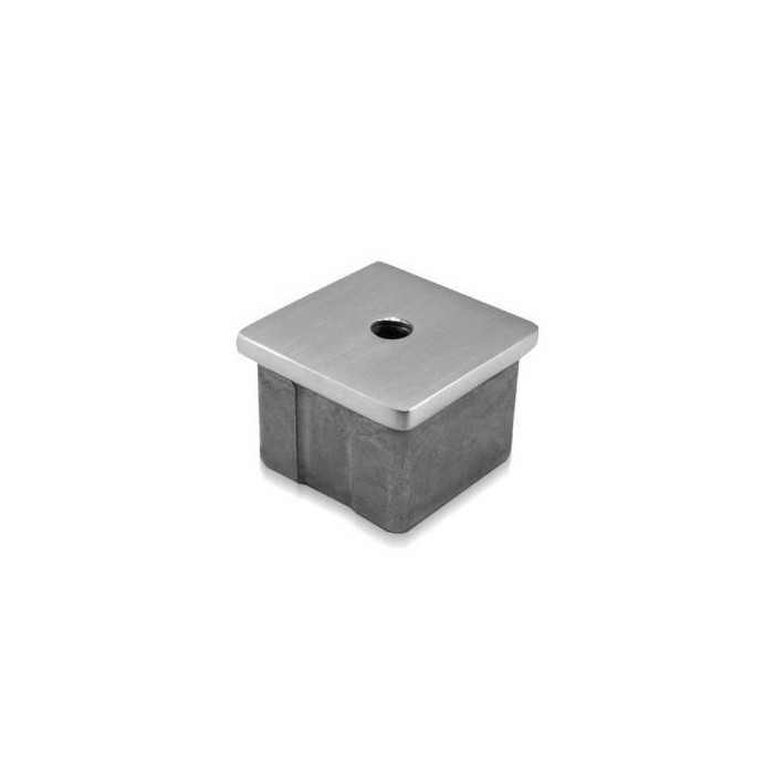 Zaślepka z gwintem M8 wklejana w profil 40x40x2 mm szlif stal 316