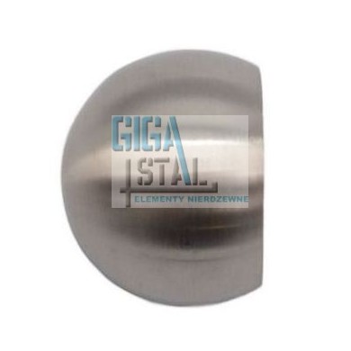 Kula, zaślepka wklejana na rurę Ø 42,4 mm szlif