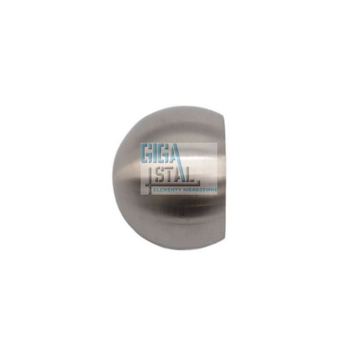 Kula, zaślepka wklejana na rurę Ø 42,4 mm szlif